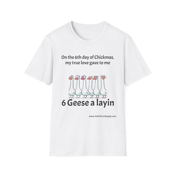 6 Geese Unisex Softstyle T-Shirt