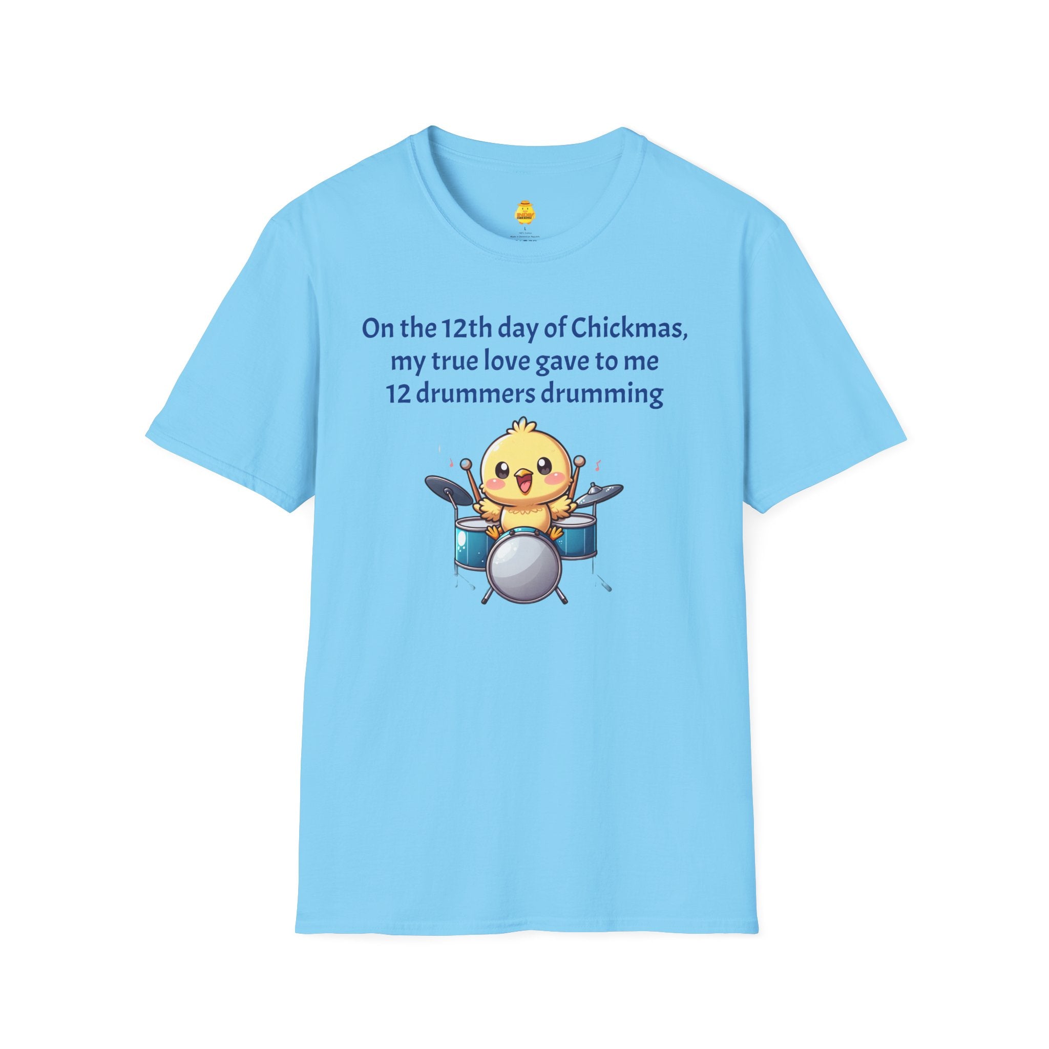 12 Drummers Drumming Unisex Softstyle T-Shirt