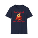 Just a Chick Unisex Softstyle T-Shirt-5