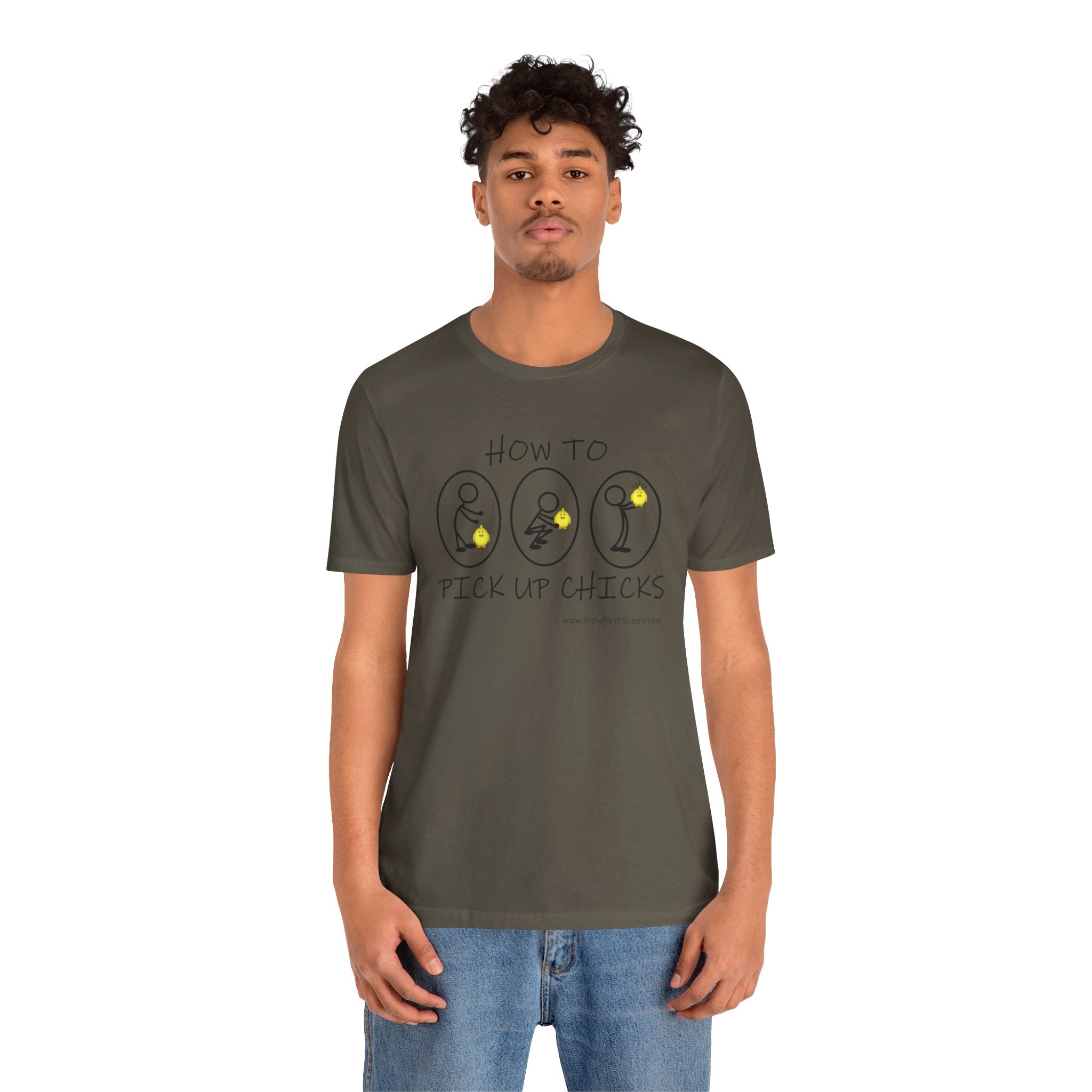 How to Pick Up Chicks Unisex Jersey Short Sleeve Tee