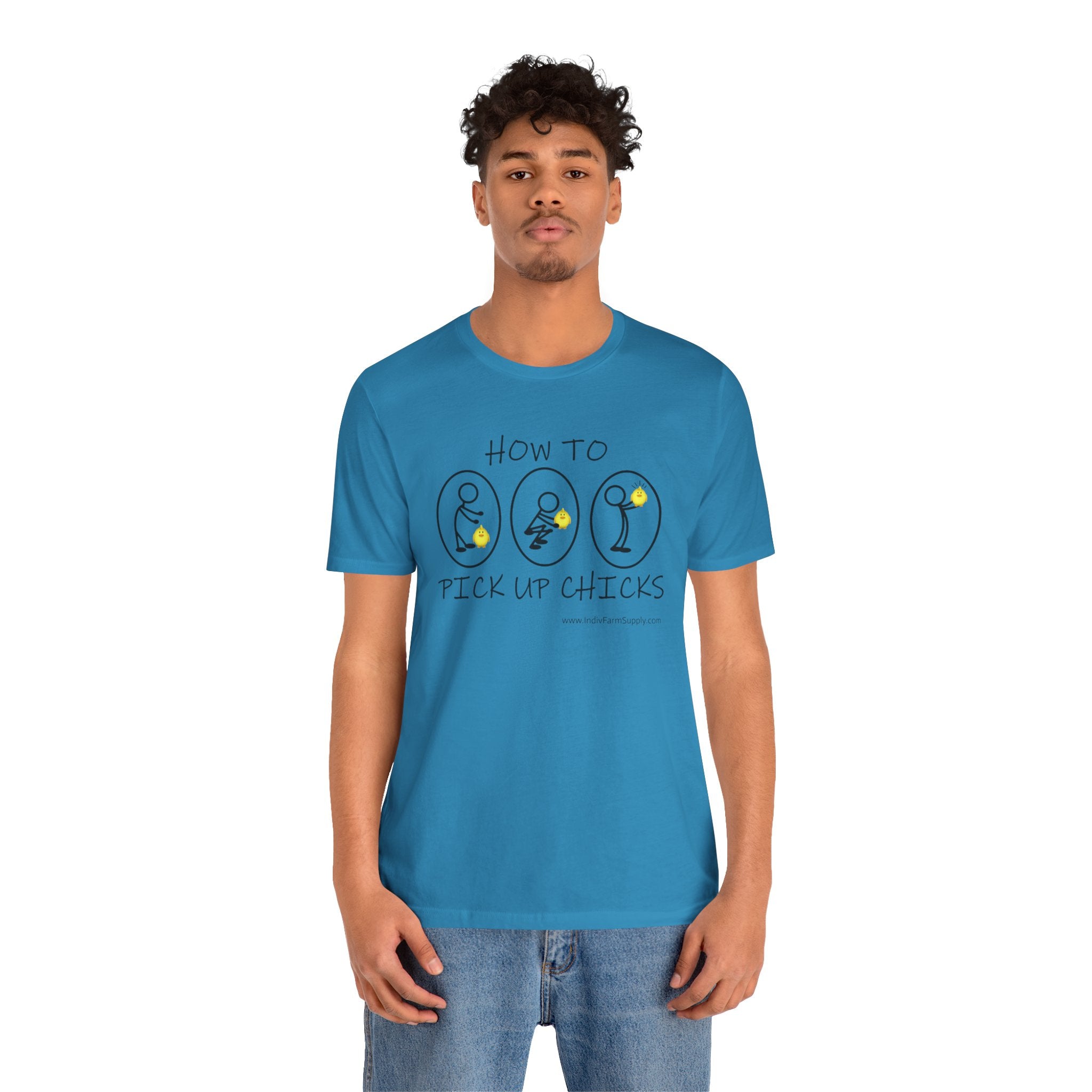 How to Pick Up Chicks Unisex Jersey Short Sleeve Tee