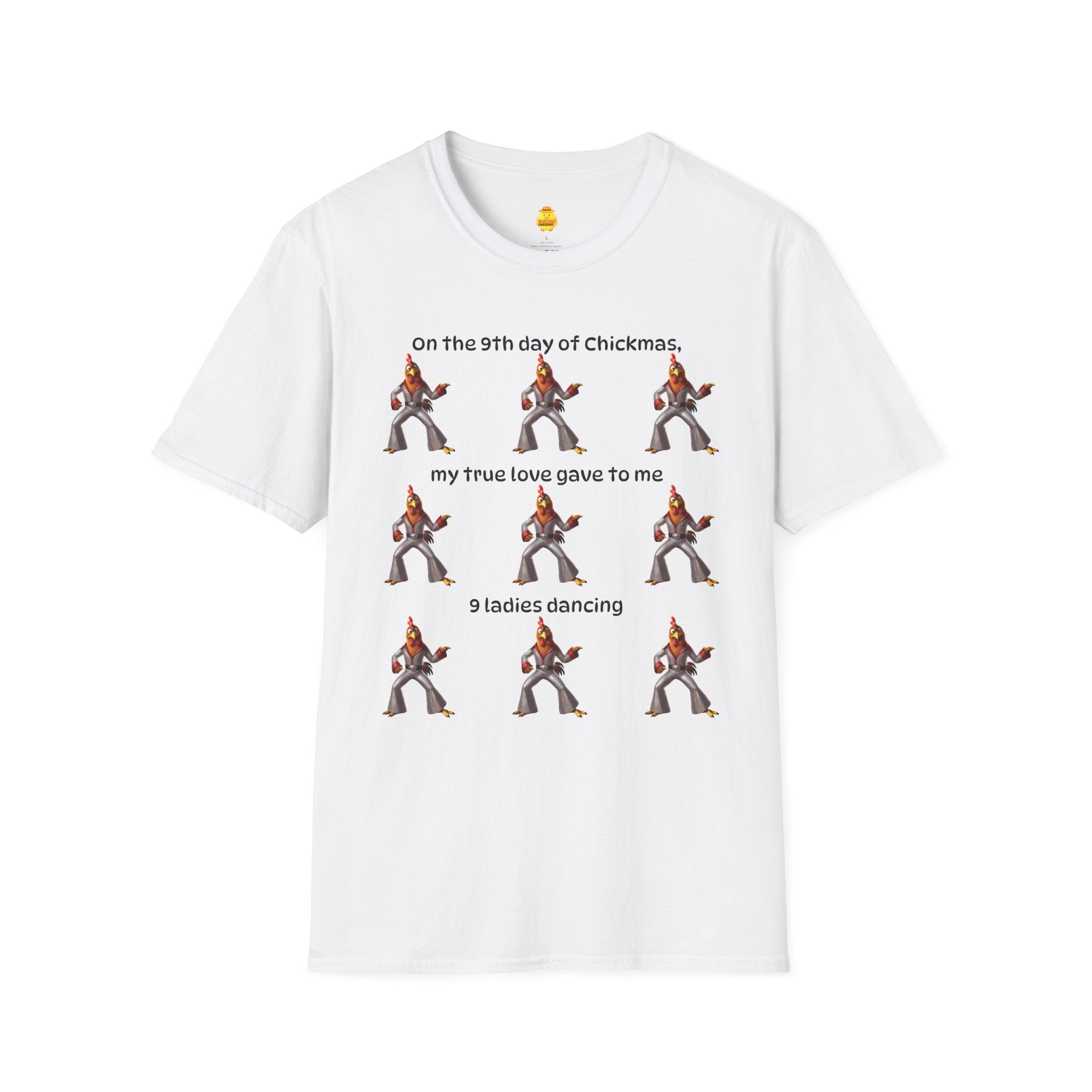 9 Ladies Dancing Unisex Softstyle T-Shirt