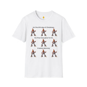 9 Ladies Dancing Unisex Softstyle T-Shirt