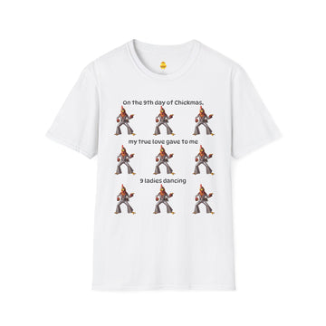9 Ladies Dancing Unisex Softstyle T-Shirt