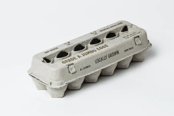 12 Count Jumbo Pulp Stock Printed Egg Cartons