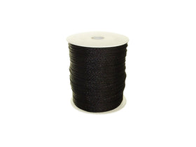 3/16" Black Hollow Braid Cord