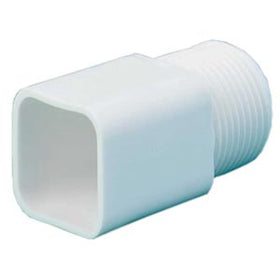 PVC Adapter 3/4" Square to 3/4" Male Pipe for Regulator